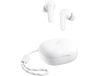 Soundcore By Anker R50i True Wireless Earbuds 30H Playtime, IPX5 Waterproof - White