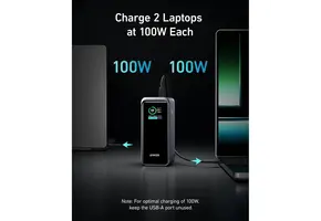 Anker Prime Multi Device Fast Charging Power Bank 3-Port 20,000mAh 200W - Black