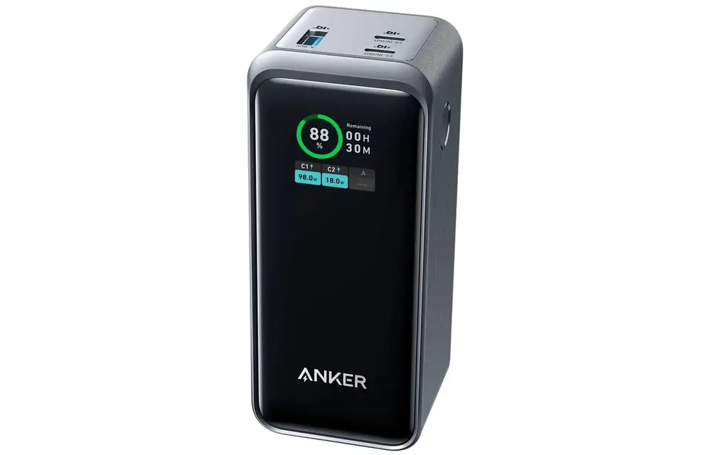 Anker Prime Multi Device fast Charging 100W Power Bank - Black