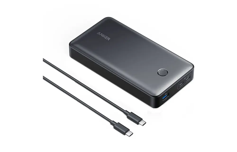 Anker 537 Power Bank 24K 65W Multi Device Fast Charging  For Phone , Tablet and Laptop 24'000mAh  - Black