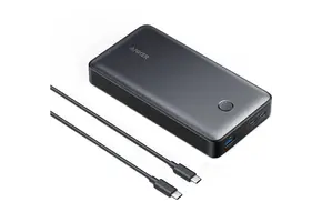 Anker 537 Power Bank 24K 65W Multi Device Fast Charging  For Phone , Tablet and Laptop 24,000mAh  - Black