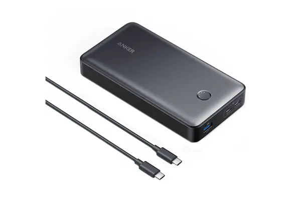 Anker 537 Power Bank 24K 65W Multi Device Fast Charging  For Phone , Tablet and Laptop 24'000mAh  - Black