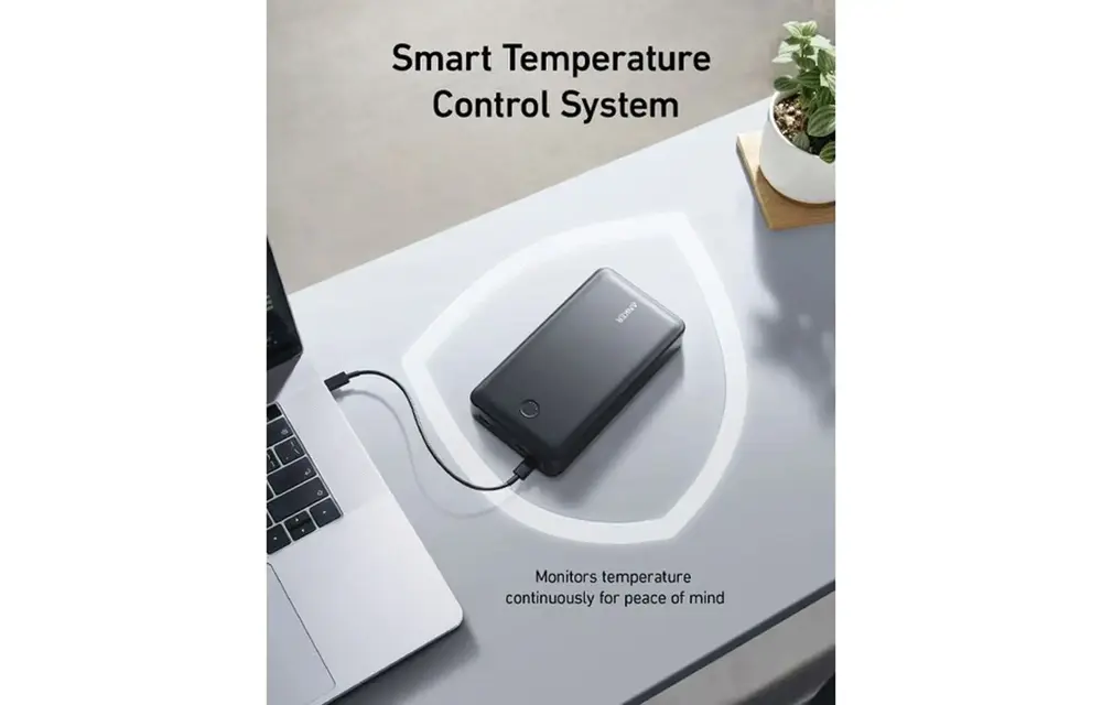 Anker 537 Power Bank 24K 65W Multi Device Fast Charging  For Phone , Tablet and Laptop 24'000mAh  - Black