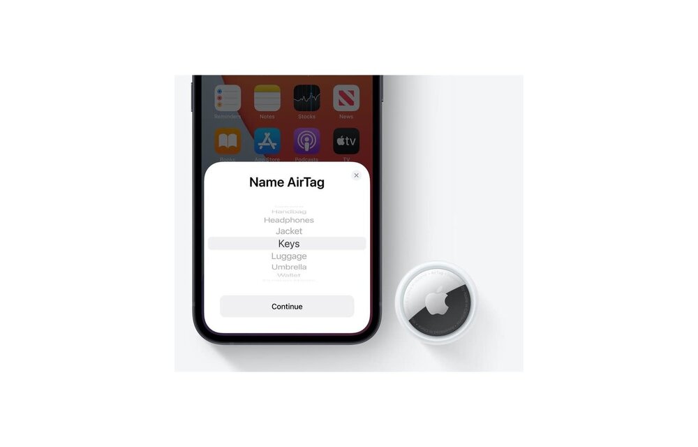 Apple Air Tag  2nd Generation 1 Pack - White
