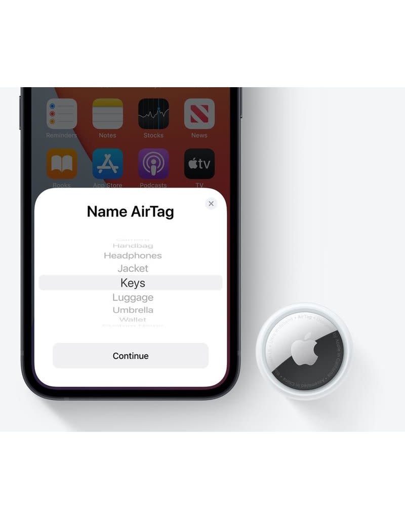 Apple Air Tag  2nd Generation 1 Pack - White