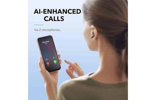 Soundcore by Anker Life P2i True Wireless Earbuds, AI-Enhanced Calls - Black