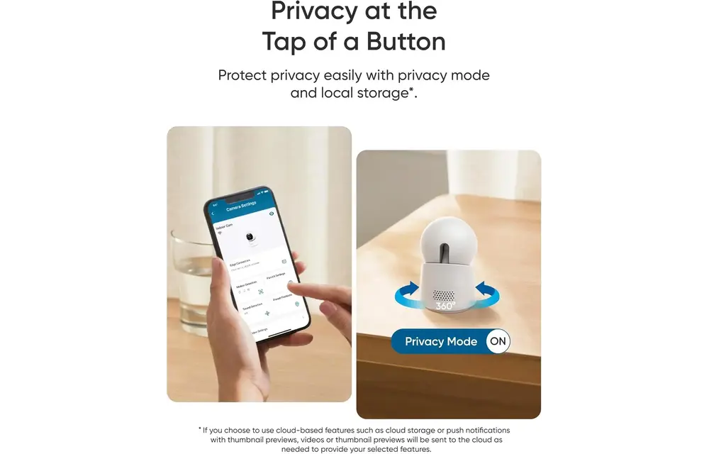 Eufy Security Indoor Cam E30 4K Clarity Every Angle - White