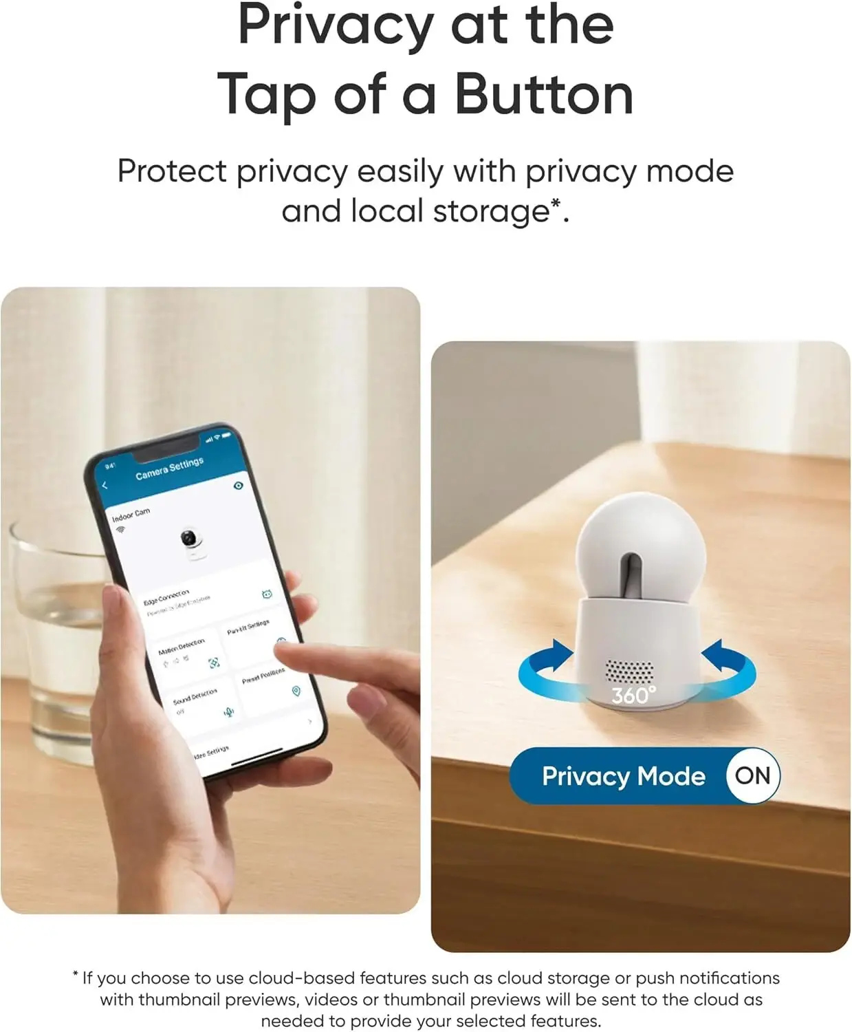 Eufy Security Indoor Cam E30 4K Clarity Every Angle - White
