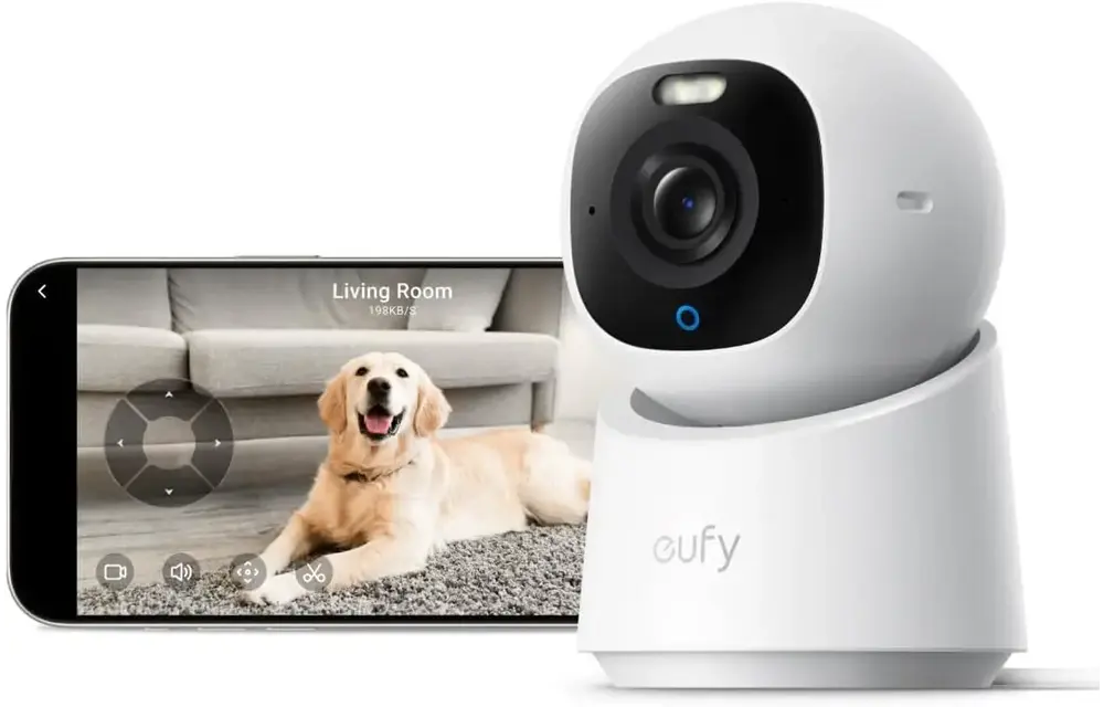 Eufy Security Indoor Cam E30 4K Clarity Every Angle - White