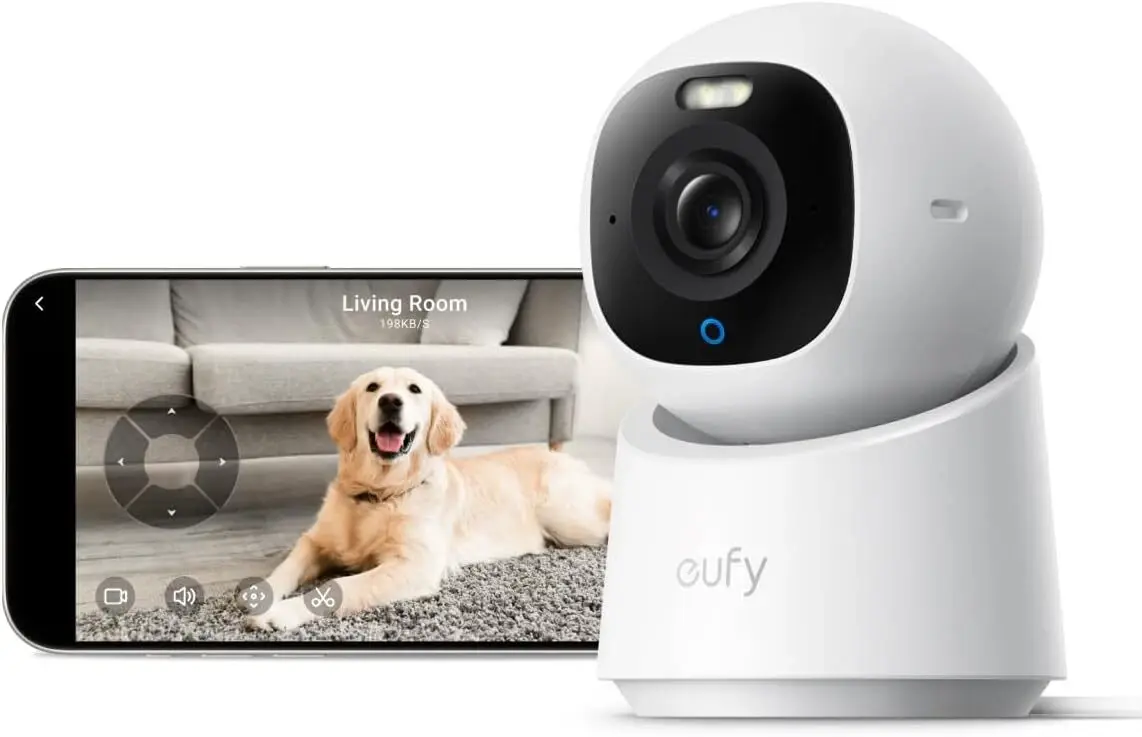 Eufy Security Indoor Cam E30 4K Clarity Every Angle - White