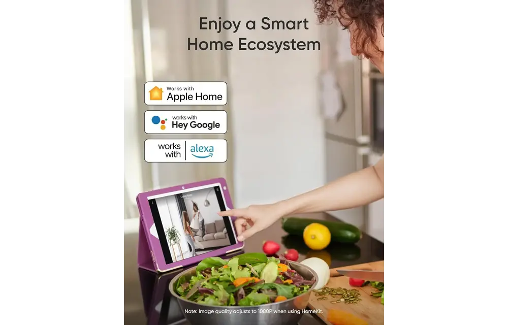 Eufy Security Indoor Cam E30 4K Clarity Every Angle - White