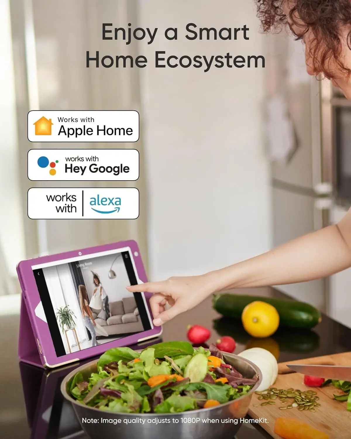 Eufy Security Indoor Cam E30 4K Clarity Every Angle - White