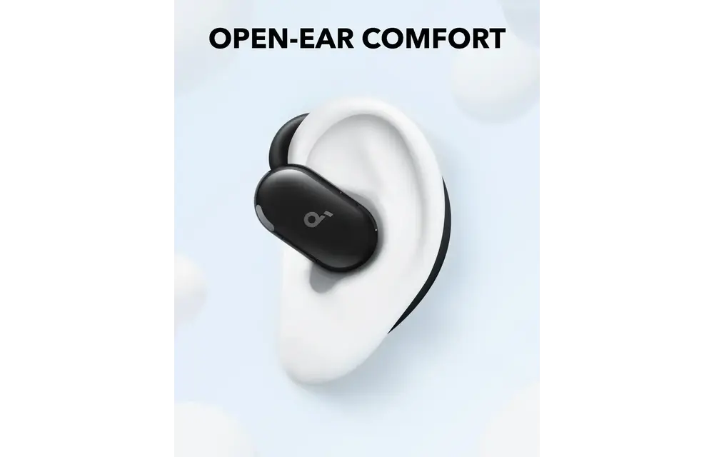 Soundcore V20i by Anker Open-Ear Headphones, Rotatable Snug Fit - Black