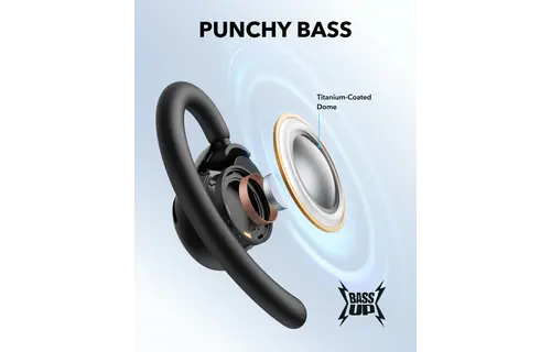 Soundcore V20i by Anker Open-Ear Headphones, Rotatable Snug Fit - Black