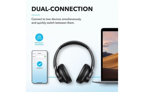 Soundcore By Anker  Q20i  Wireless Noise Cancelling Headphones, 40H playtime - Black