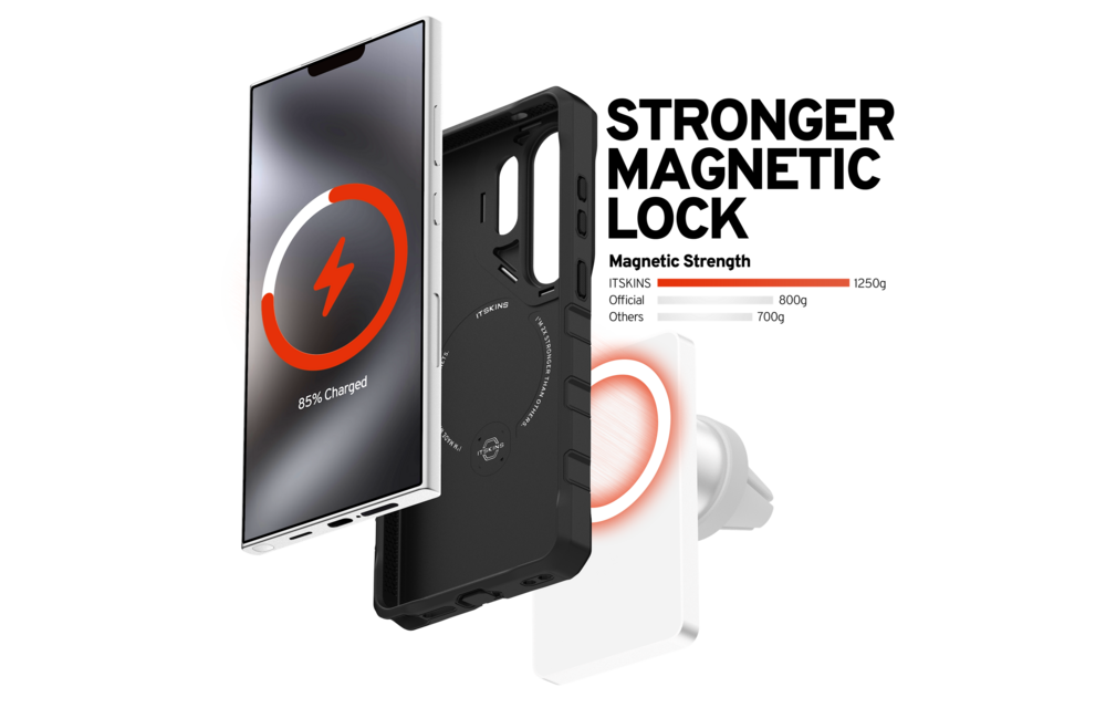 ITSKINS Supreme R Bold Stand with Magsafe Case for Samsung Galaxy S26 Ultra - Black