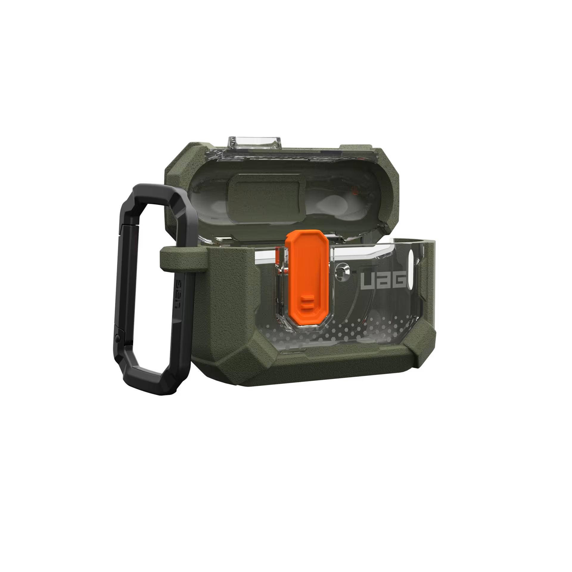 UAG Plasma Case with Secure Latch Closure for Apple AirPods Pro 3 - Olive