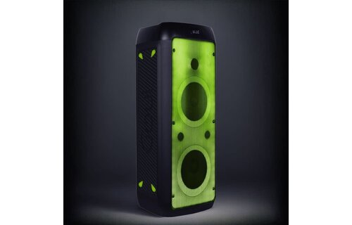 Goui Neon-60 Bluetooth Speaker 4400mAh  Dynamic LED Lights & 60W Stereo Sound with Microphone - Black