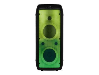 Goui Neon-60 Bluetooth Speaker 4400mAh  Dynamic LED Lights & 60W Stereo Sound with Microphone - Black