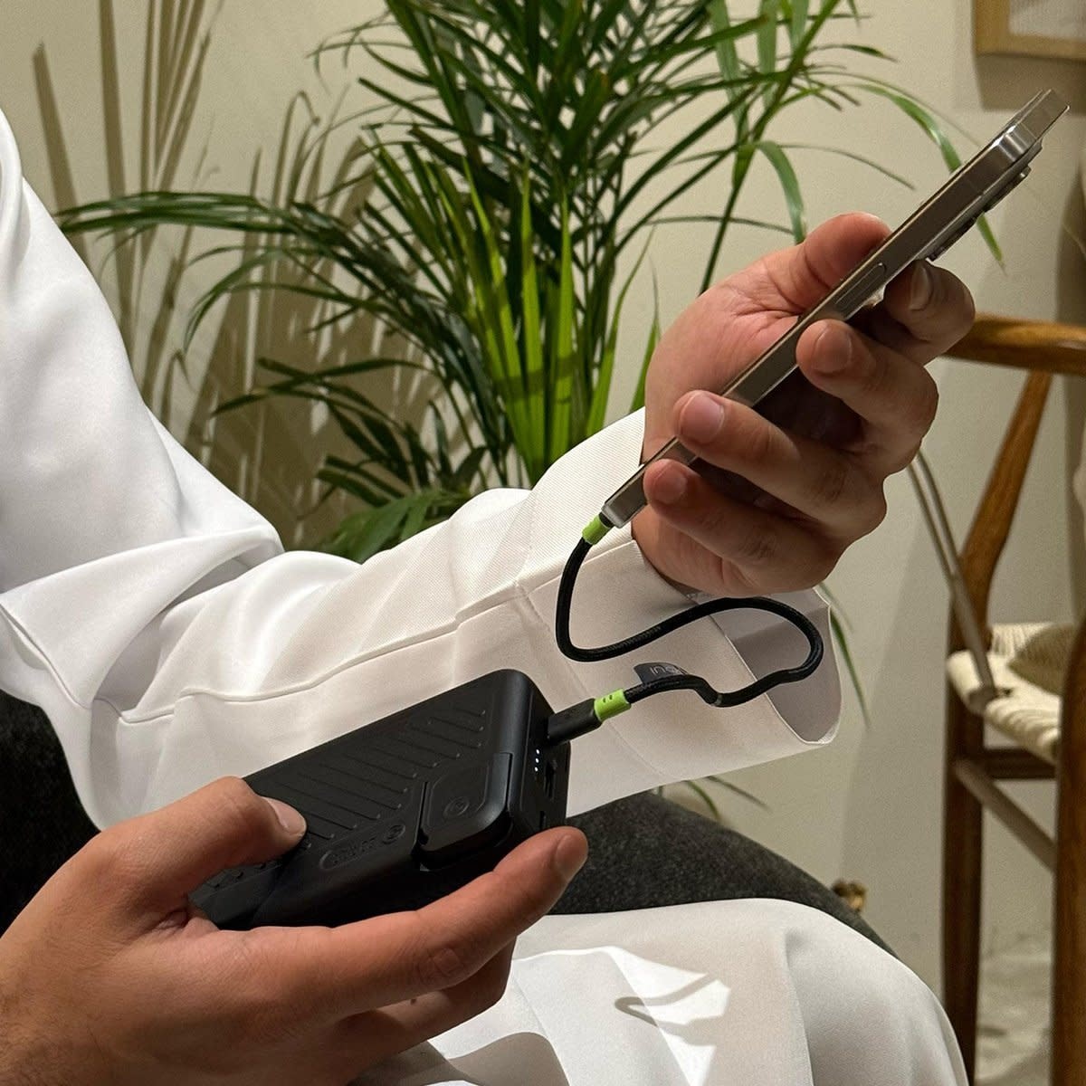 Goui Singi 20 Plus Mini Triple Output Power Bank 20,000mAh PD - Black