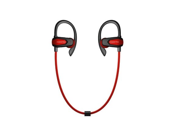 Maestro Cross Bluetooth  Sports Headset - Red / Black