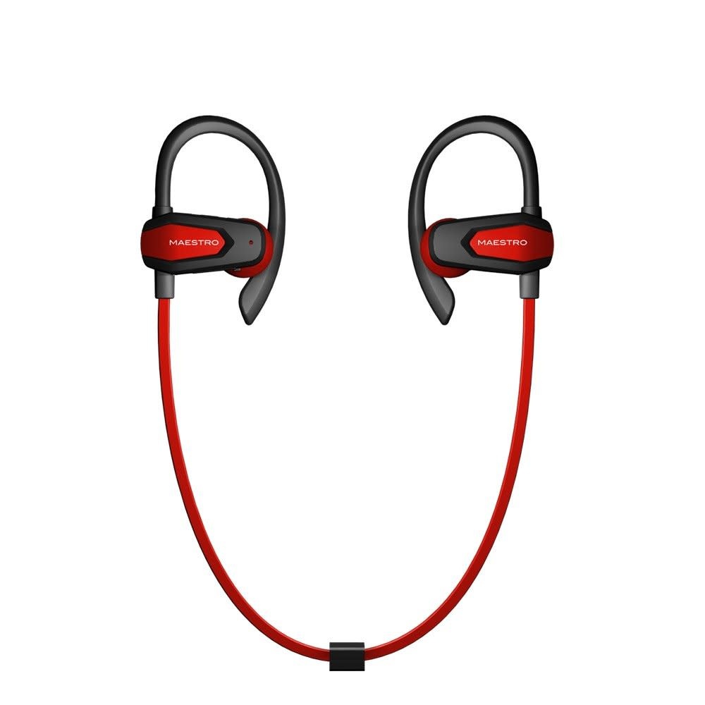 Maestro Cross Bluetooth  Sports Headset - Red / Black