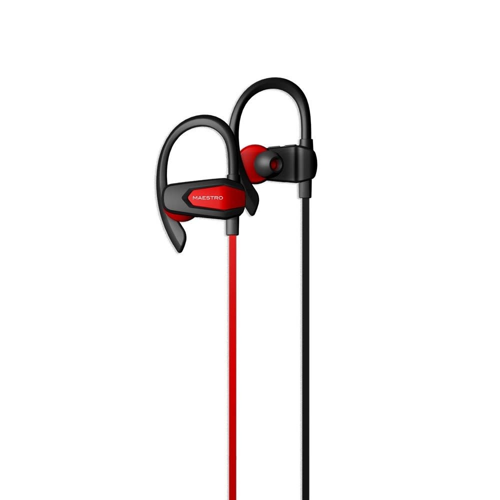 Maestro Cross Bluetooth  Sports Headset - Red / Black