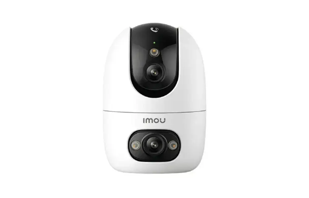 Imou Ranger 2 Dual Lens 6MP (3MP + 3MP) Indoor Smart Security WiFi Camera One Touch Call, Human/Pet Detection 360° - White