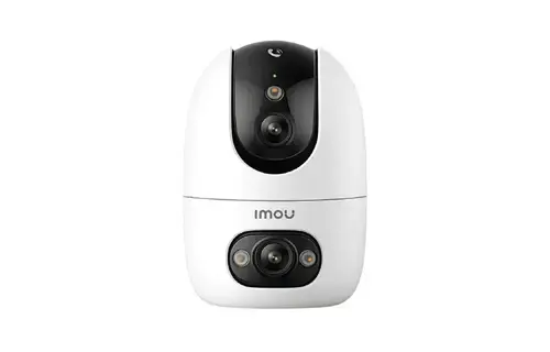 Imou Ranger 2 Dual Lens 6MP (3MP + 3MP) Indoor Smart Security WiFi Camera One Touch Call, Human/Pet Detection 360° - White