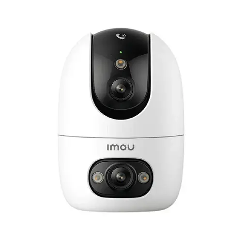 Imou Ranger 2 Dual Lens 6MP (3MP + 3MP) Indoor Smart Security WiFi Camera One Touch Call, Human/Pet Detection 360° - White