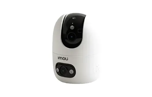 Imou Ranger 2 Dual Lens 6MP (3MP + 3MP) Indoor Smart Security WiFi Camera One Touch Call, Human/Pet Detection 360° - White