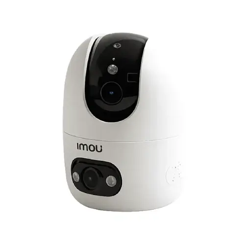 Imou Ranger 2 Dual Lens 6MP (3MP + 3MP) Indoor Smart Security WiFi Camera One Touch Call, Human/Pet Detection 360° - White
