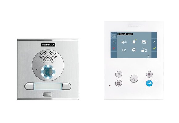 VEO By Fermax Video Door Entry Kit VDS Technology - White