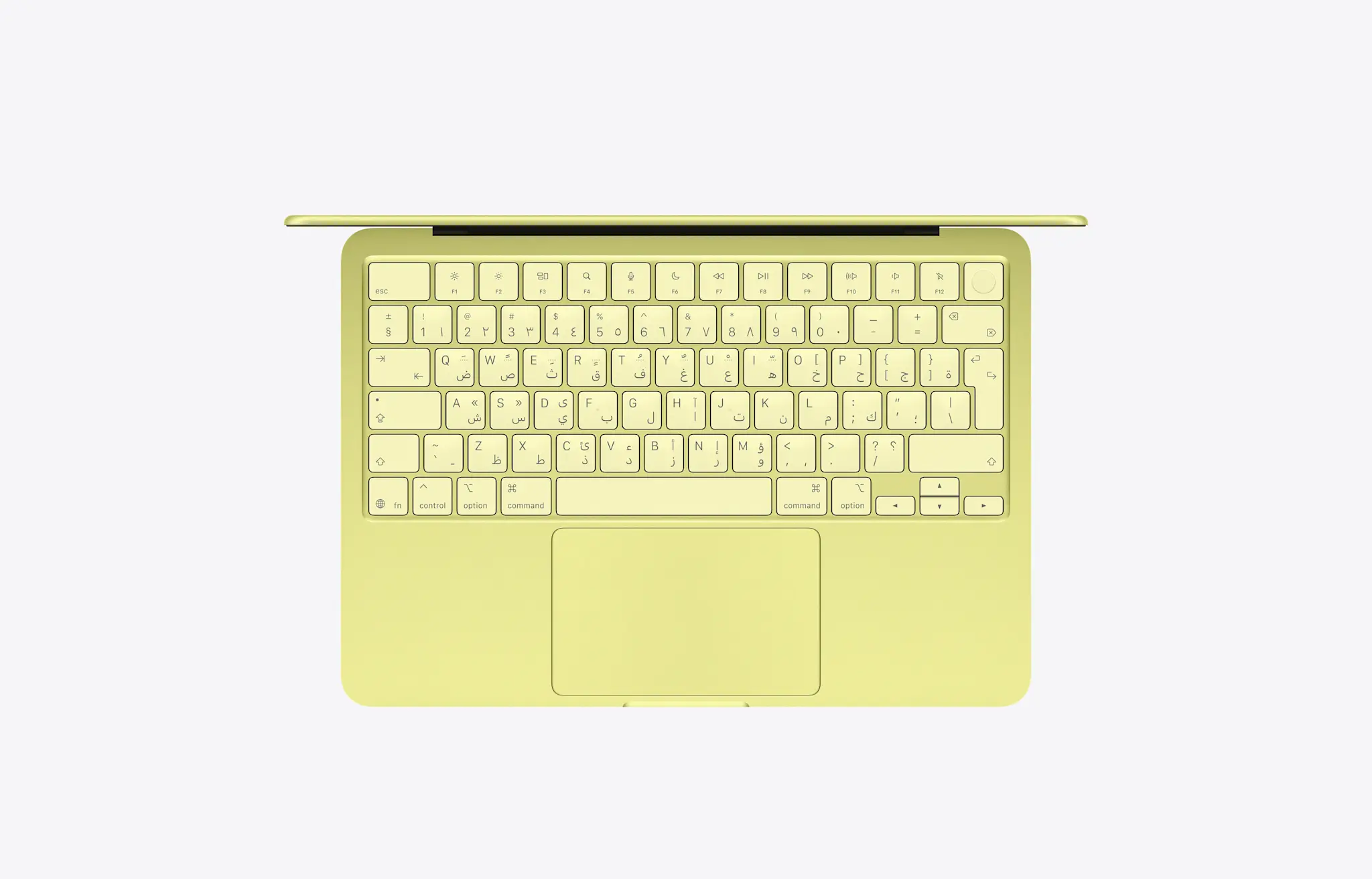 Apple MacBook Neo13-inch A18 Pro chip with 6‑core CPU and 5‑core GPU, 8GB, 512GB SSD English & Arabic Touch ID - Citrus