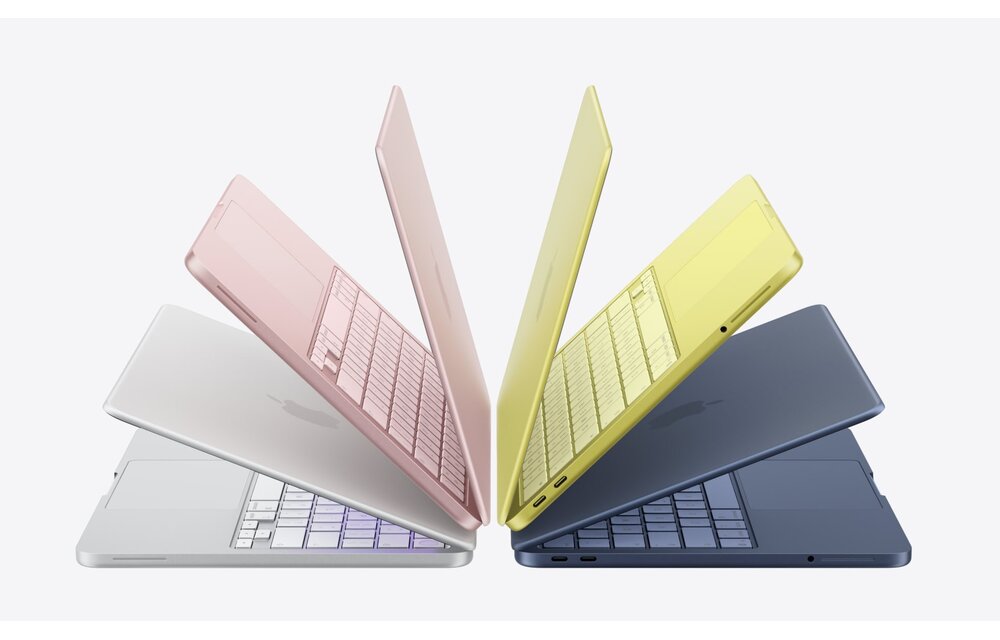 Apple MacBook Neo13-inch A18 Pro chip with 6‑core CPU and 5‑core GPU, 8GB, 512GB SSD English & Arabic Touch ID - Citrus