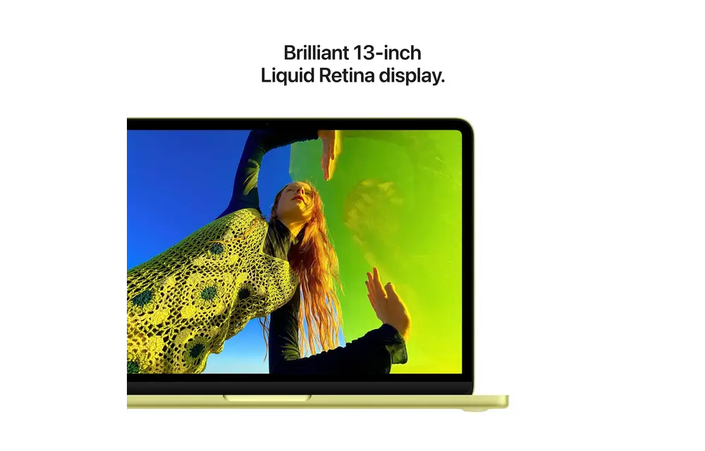 Apple MacBook Neo13-inch A18 Pro chip with 6‑core CPU and 5‑core GPU, 8GB, 512GB SSD English & Arabic Touch ID - Citrus