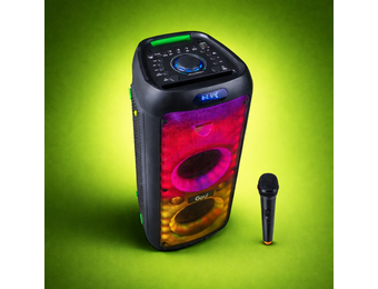 Goui Neon-60 Bluetooth Speaker Dynamic LED Lights & 60W Stereo Sound with Microphone - Black