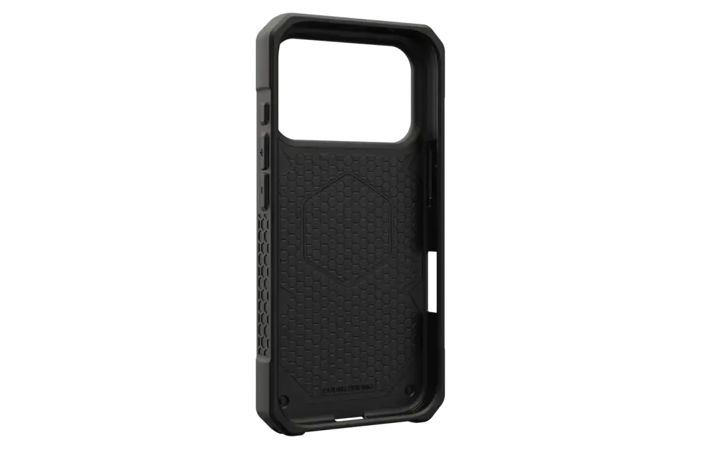 UAG Monarch Pro Case for Apple iPhone 17 Pro - Carbon Fiber Black and Red