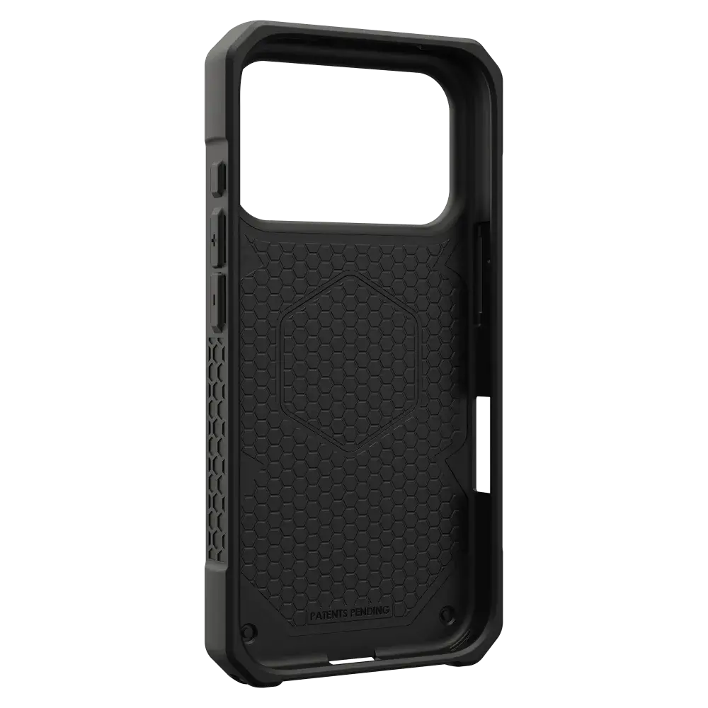 UAG Monarch Pro Case for Apple iPhone 17 Pro - Carbon Fiber Black and Red
