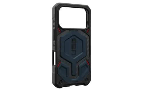 UAG Monarch Pro Case for Apple iPhone 17 Pro - Carbon Fiber Mallard and Red