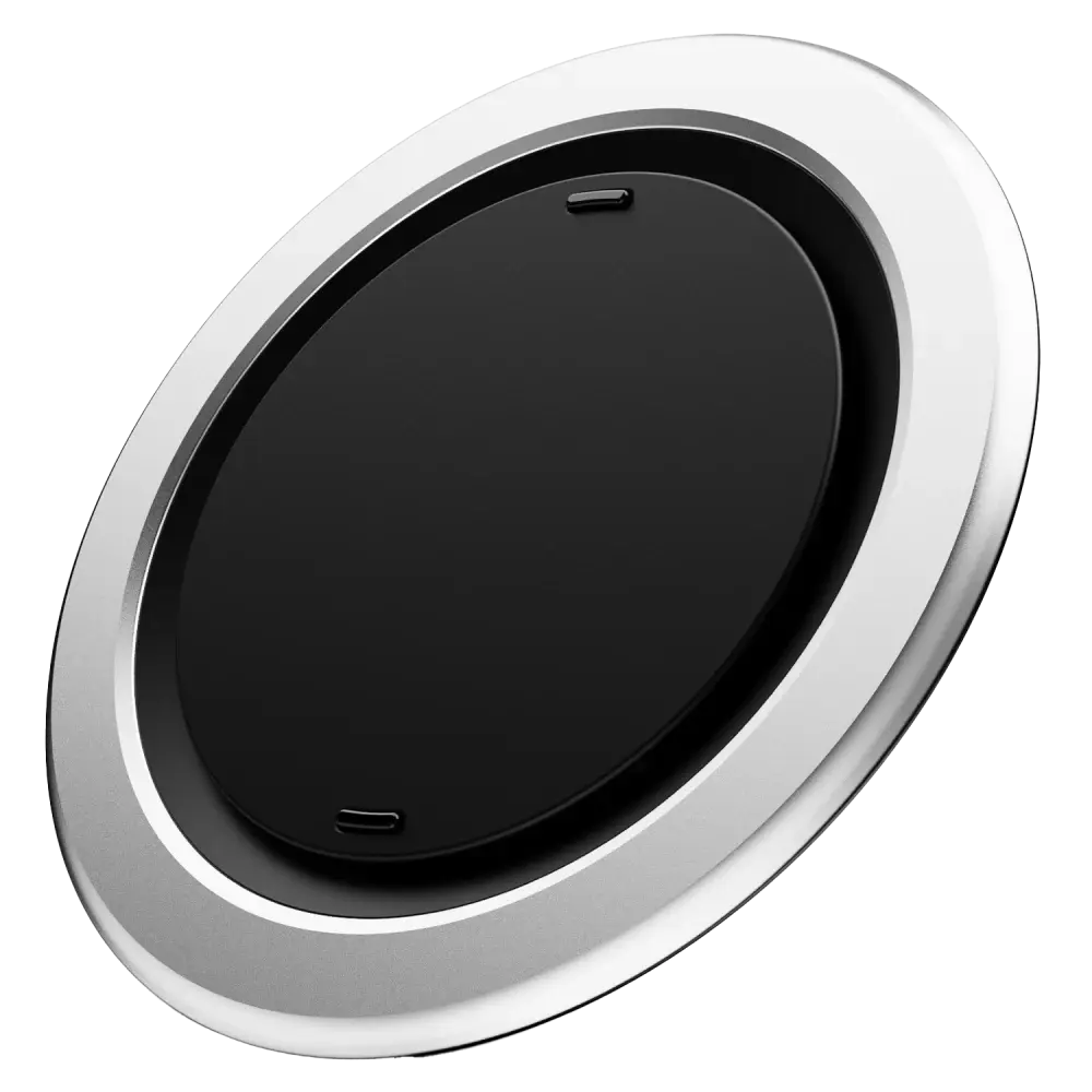 Ohsnap Snap 5 Grip Magnetic Phone Grip - Silver