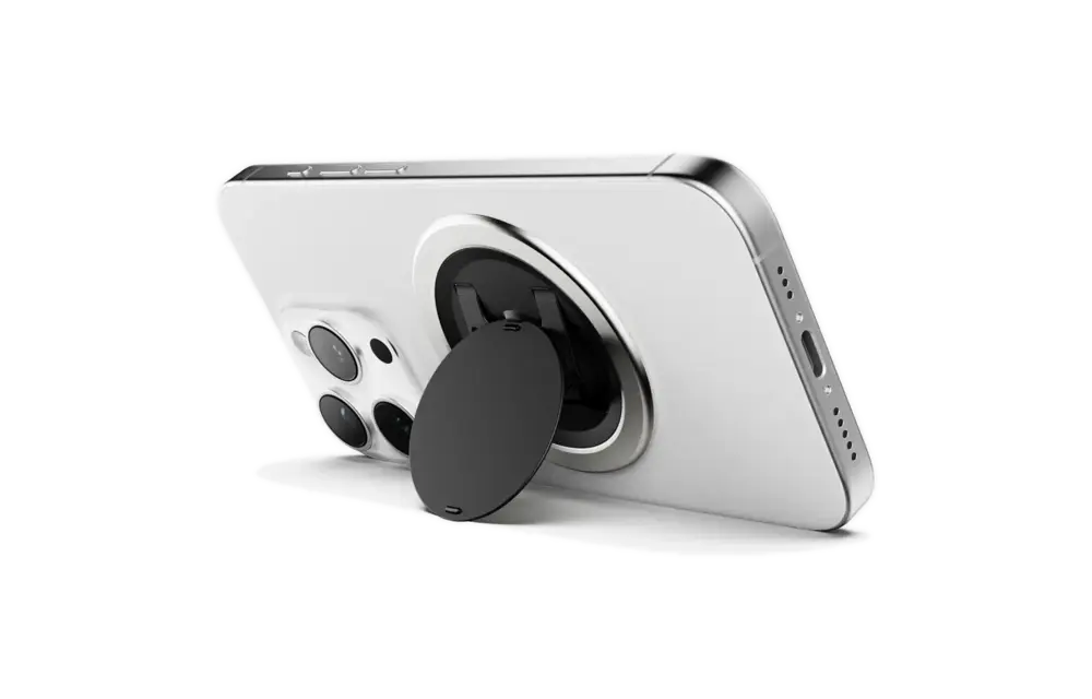 Ohsnap Snap 5 Grip Magnetic Phone Grip - Silver