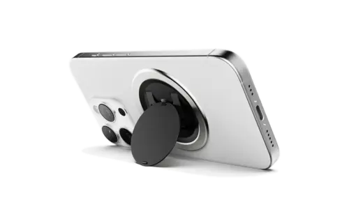 Ohsnap Snap 5 Grip Magnetic Phone Grip - Silver