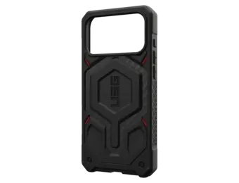 UAG Monarch Pro Case for Apple iPhone 17 Pro Max - Carbon Fiber Black and Red