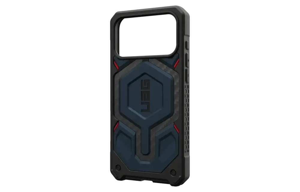 UAG Monarch Pro Case for Apple iPhone 17 Pro Max - Carbon Fiber Mallard and Red