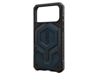 UAG Monarch Pro Case for Apple iPhone 17 Pro Max - Carbon Fiber Mallard and Red