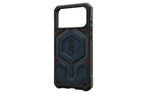 UAG Monarch Pro Case for Apple iPhone 17 Pro Max - Carbon Fiber Mallard and Red