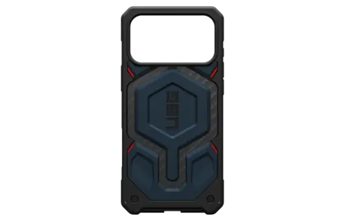 UAG Monarch Pro Case for Apple iPhone 17 Pro Max - Carbon Fiber Mallard and Red