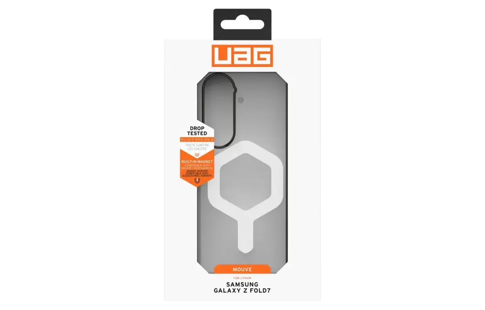 UAG Mouve Case with Magnet for Samsung Galaxy Z Fold7 - Ice