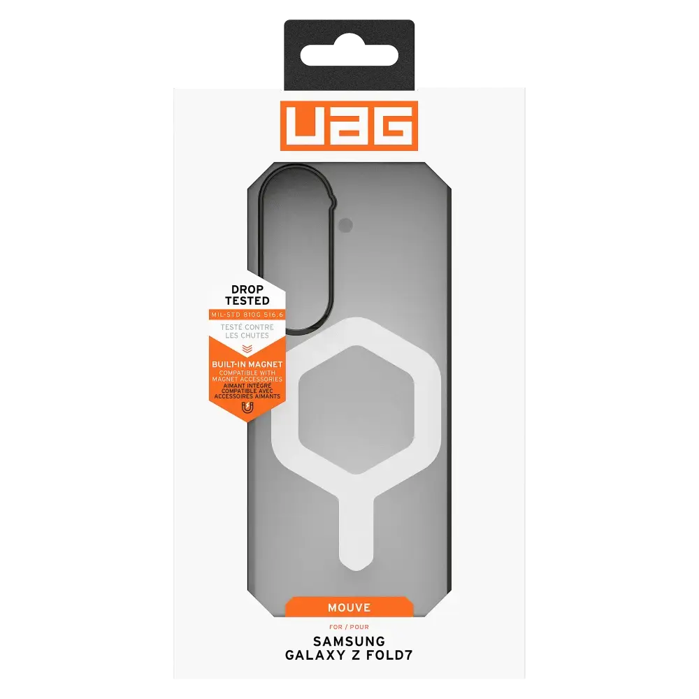 UAG Mouve Case with Magnet for Samsung Galaxy Z Fold7 - Ice